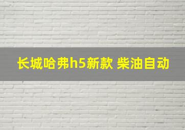 长城哈弗h5新款 柴油自动